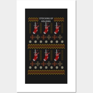 Christmas Sweater Stocking of Holding - Board Games Dungeon TRPG Design - Board Game Art Posters and Art